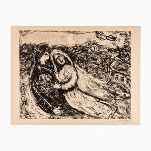 Marc Chagall, Le Mariage (Die Ehe), 1965, Lithographie
