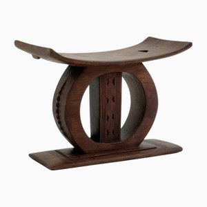 Ghanaian Ahanti Stool in Wood, 1960s