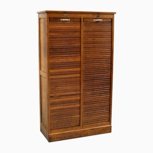Vintage Filing Cabinet in Oak, 1930s