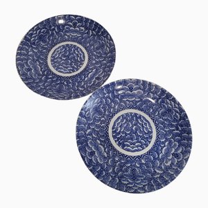 Vintage Japanese Arita Porcelain Plates, 1950s, Set of 2