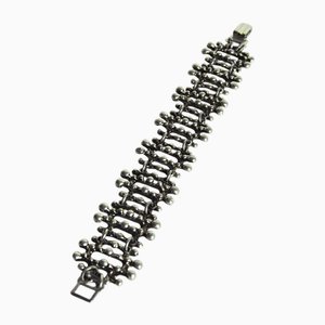 Modernistisches Vintage Zinn Armband, Finnland, 1970er