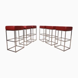 Sgabelli da bar DS 218/55 vintage di Paolo Piva per de Sede, 2017, set di 6