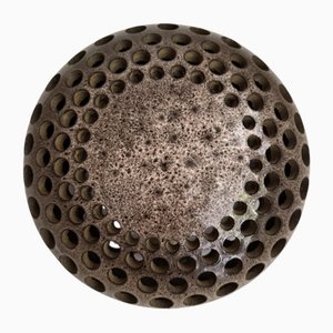 Dänische Vintage Wandleuchte aus Steingut, 1970er