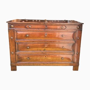 Commode en Noyer avec Plateau à Charnières, Pays-Bas, Fin du 18ème Siècle