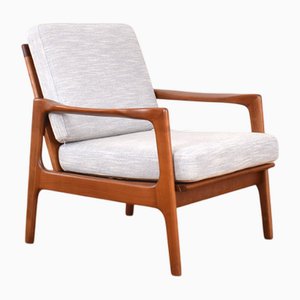 Mid-Century Modern Lounge Chair by Illum Wikkelsø, 1960s