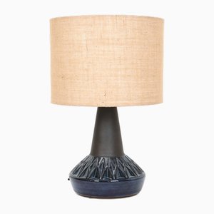 Large Danish Ceramic Model 1058 Table Lamp by Einar Johansen for Søholm, 1960s