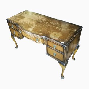 Antique English Desk in Veneered Mahogany, 1900s