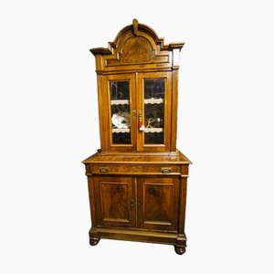 Antique Walnut Veneered Cabinet, 1800s