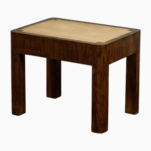 Vintage Stool in Walnut Veneer