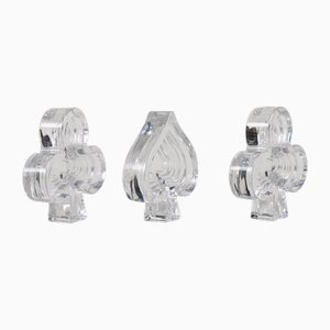 Posacenere a picche o svuotatasche di Duccio di Segna, anni '80, set di 3