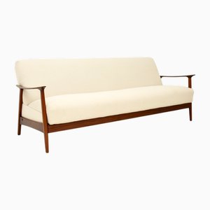 Divano letto Afrosia vintage, Danimarca, anni '60