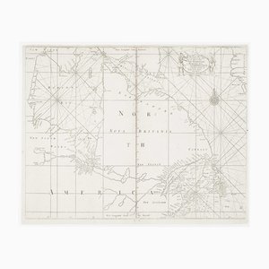 Englische Frühkarte von Nordkanada mit Hudson Bay