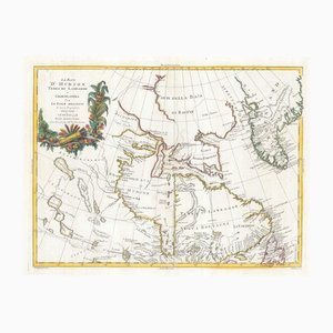 Carte du 18e siècle de la baie d'Hudson