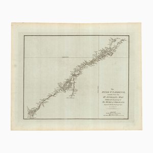 Plan des Sankt-Lorenz-Stroms aus dem 18. Jahrhundert