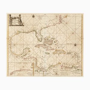 Seekarte der Westindischen Inseln, 17. Jh.