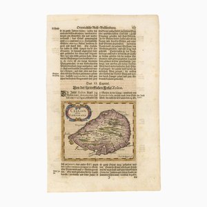 Carte du Sri Lanka, 17e siècle