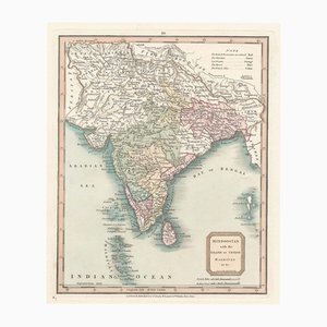 Carte de l'Inde, début du XIXe siècle