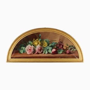 Composizione con rose, 1911, Olio su tela, con cornice