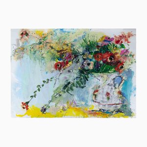 Sandro Trotti, Still Life, Tempera on Paper, 1970s