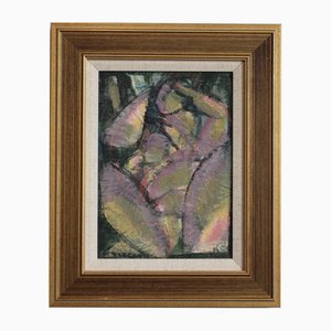 Florentine Artist, Echoes of the Atelier XV, 1980s-90s, Acrylic on Canvas, Framed