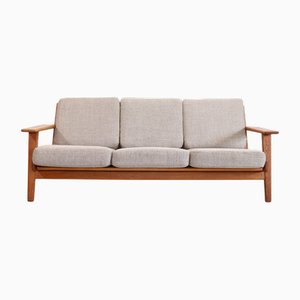 Sofá GE290 de roble de Hans J. Wegner para Getama, años 60