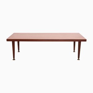 Mesa de centro Mid-Century moderna de teca, años 60