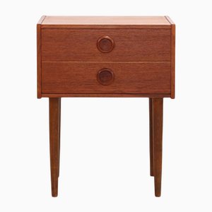 Danish Teak Bedside Table, 1960s