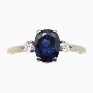 Saphir-Diamant-Ring mit 2,26 Ct