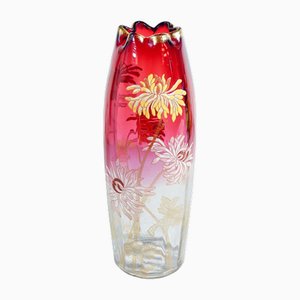 Vase en Verre et Émail de Legras, France