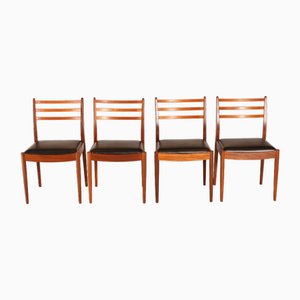 Sedie da pranzo Mid-Century moderne di Victor Wilkins per G-Plan, anni '60, set di 4