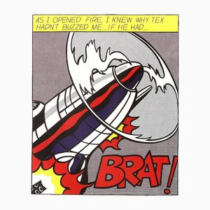 Roy Lichtenstein, As I Opened Fire, Paper