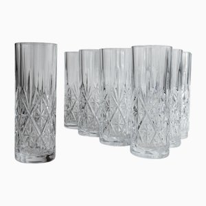 Vintage Crystal Drinking Glasses, 1970s, Set of 11