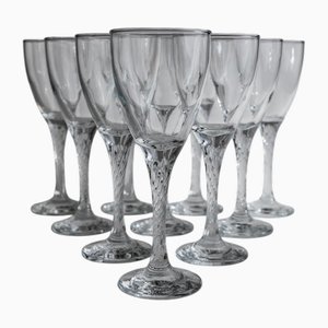 Copas de champán vintage, años 80. Juego de 10