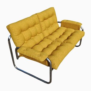 Röhrenförmiges Space Age Zwei-Sitzer Sofa von Johan Bertil Haggstrom für Ikea, 1970er