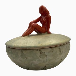 Schwedische Vintage Keramikschale von Anna-Lisa Thomson für Upsala-Ekeby, 1930er