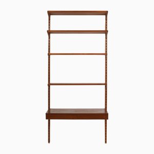 Teak Regalsystem mit Tischplatte von Kai Kristiansen für FM Møbler, 1960er