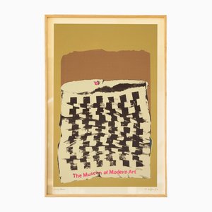 Renaat Ivens, Composizione, anni '70, Silk-Screen, Incorniciato