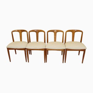 Vintage Teak Chairs by Johannes Andersen for Uldum Møbelfabrik, 1960s, Set of 4