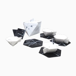 Vintage Teeservice, 1980, 10er Set