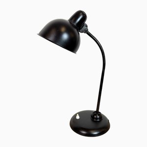 Lampada da tavolo vintage nera di Christian Dell per Kaiser Idell, anni '30