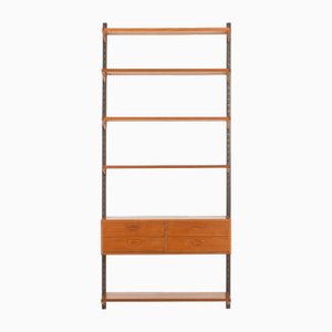 Vintage Teak Wandregal von Kai Kristiansen für FM Mobler, 1960er
