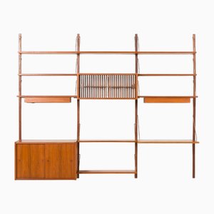 PS System Teak Wall Unit from Randers Møbelfabrik 1960s