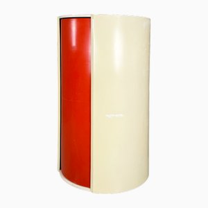 Italian Space Age Plastic Round Wardrobe by Fabio Lenci, 1970s