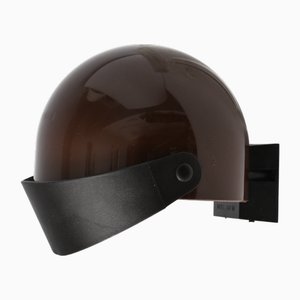 Lampada da parete in plastica marrone di Lennart Centervall per Ikea, anni '70