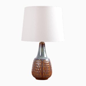 Tall Danish Modern Ceramic Table Lamp by Einar Johansen for Søholm, 1960s