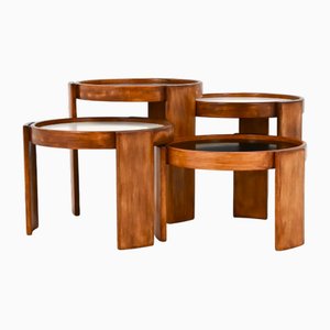 Modell 780 Satztische von Gianfranco Frattini für Cassina, 1960er, 4 . Set