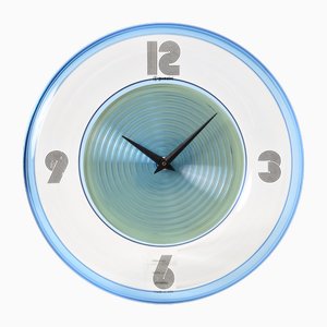 Italian Acrylic Wall Clock from Guzzini, 1990s