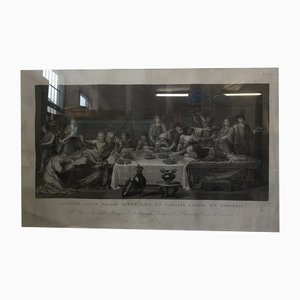 Vincenzo Raggio nach Zecchin, Abendmahl im Haus von Simon dem Pharisäer, 1800, Druck