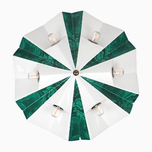 Space Age UFO Ceramic Wall Light from Pan Leuchten, Germany, 1970s