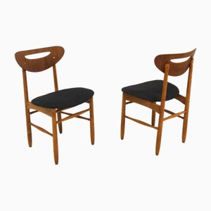 Sedie vintage in teak di Nässjö Stolfabrik, Svezia, 1960, set di 2